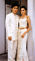 Thai men's suit & Thai women's dress