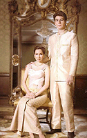 Thai men's suit & Thai women's dress