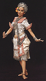 Womens' dancing costume